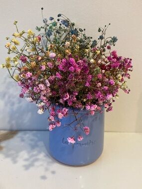 5/$25 La Fermiere Periwinkle Soft Blue Ceramic Terracotta Pot